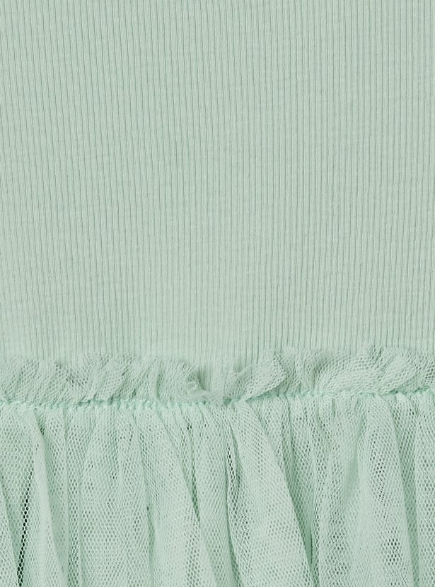 Girls Embellished Fit and Flare Dress