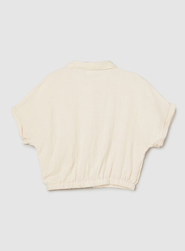 Girls Textured Top