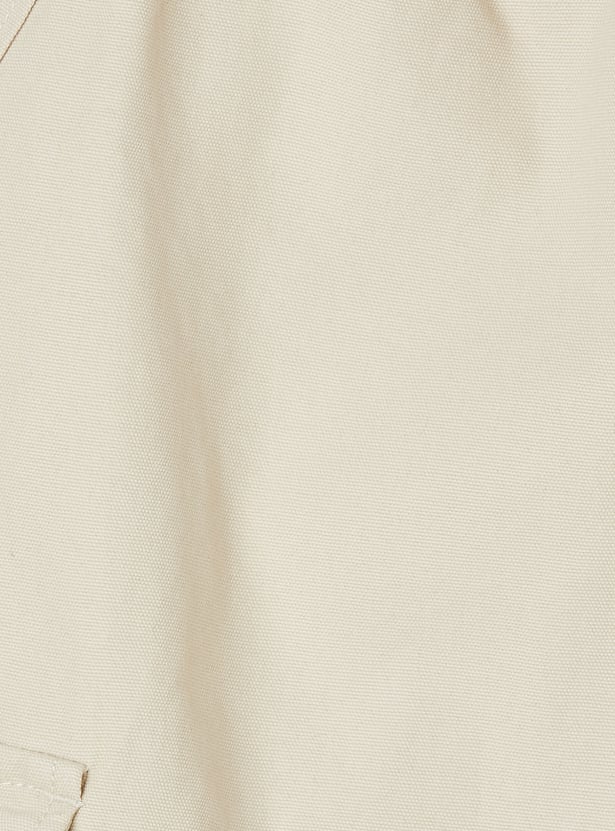 Boys Solid Cargo Shorts