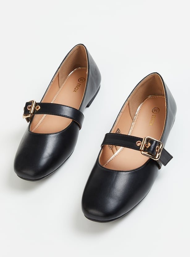 Women Solid Mary Janes