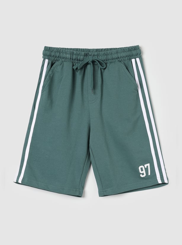Boys Side Striped Shorts