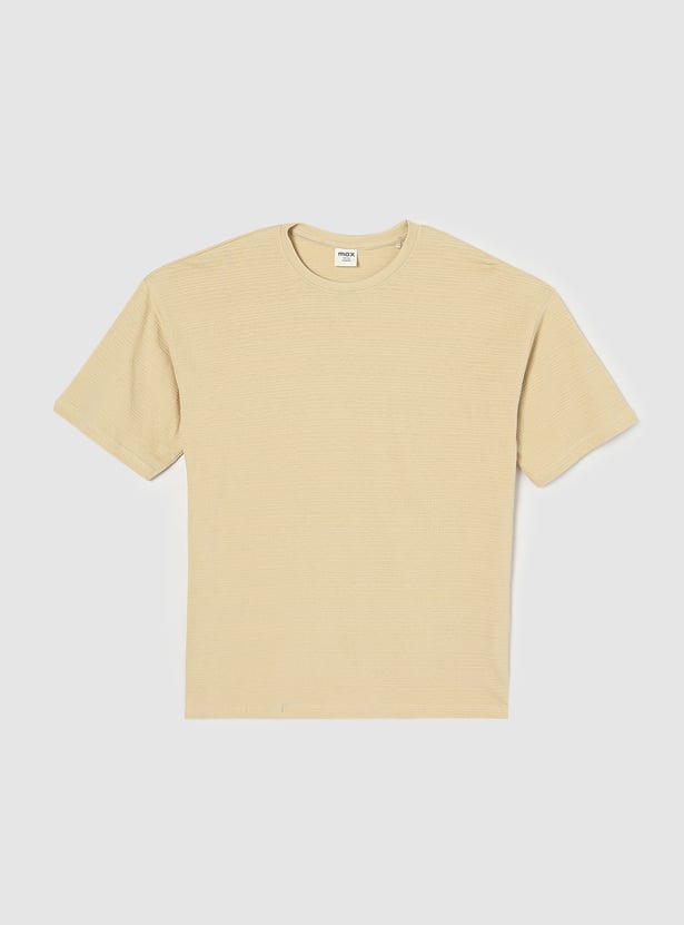 Boys Textured T-shirt
