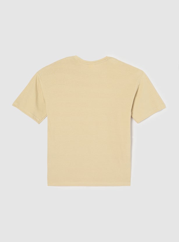 Boys Textured T-shirt