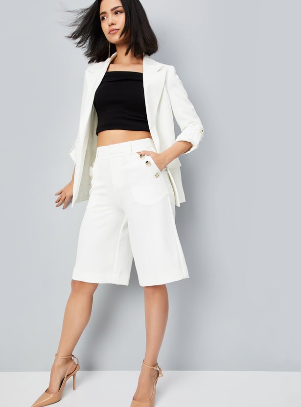 Kalki x Max Women Solid Knee-length Culottes