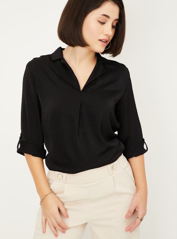 Women Solid Blouse