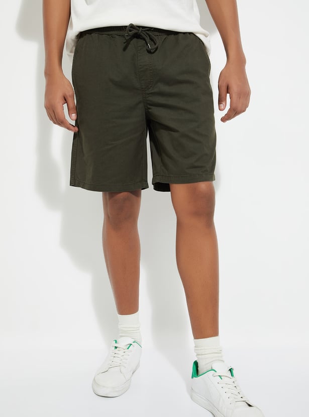 URB_N Men Solid Shorts