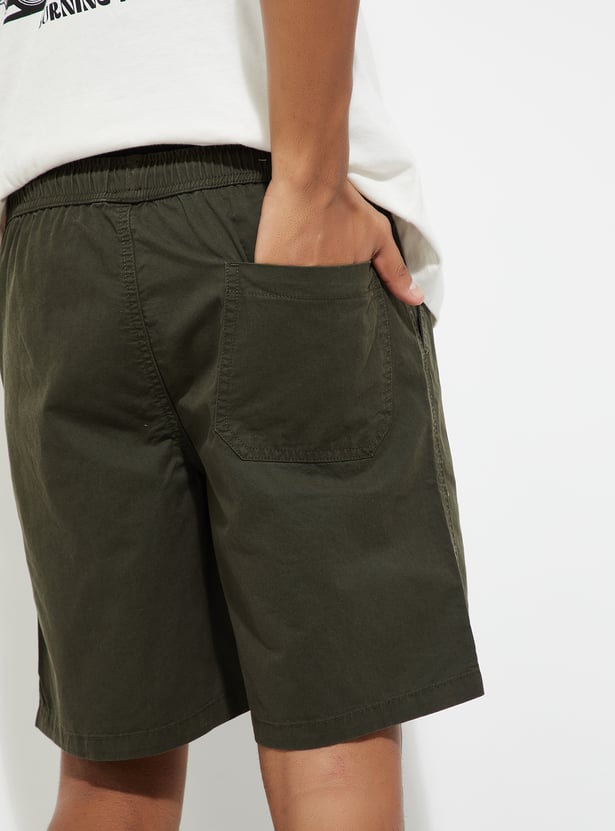 URB_N Men Solid Shorts