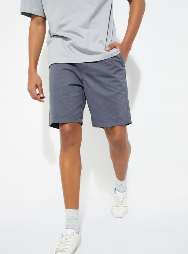 URB_N Men Solid Shorts