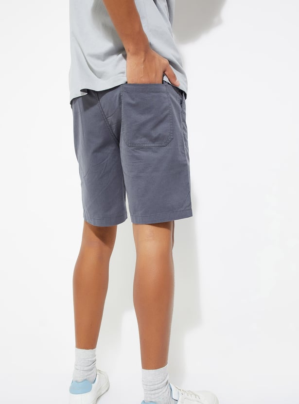 URB_N Men Solid Shorts