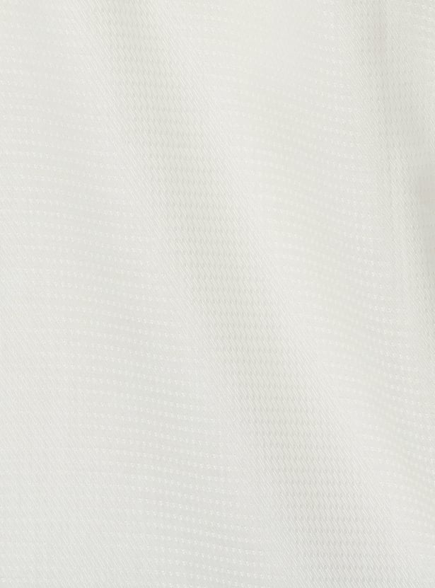 Men Structured Slim Fit Formal Shirt