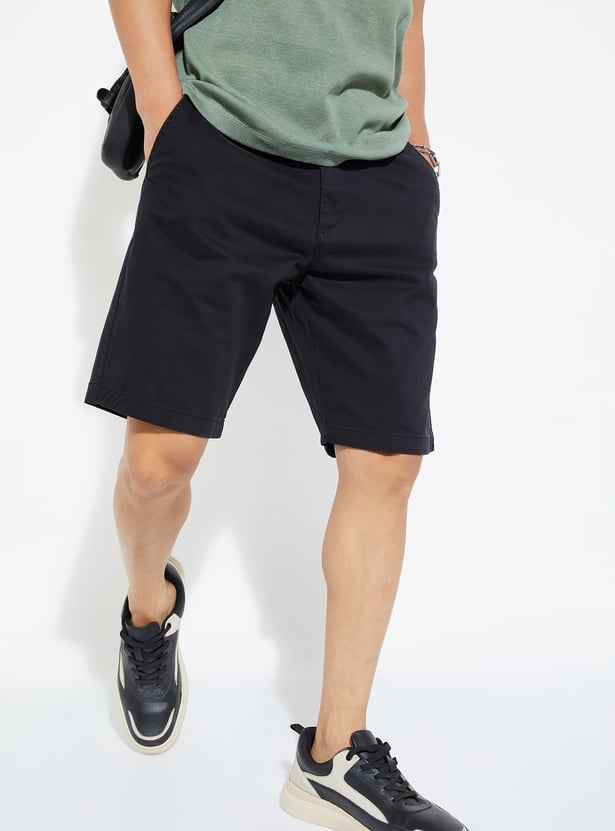 URB_N Men Solid Shorts