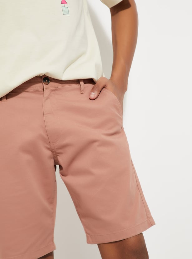 Buy URB_N Men Solid Shorts Online at just Rs. 699.0