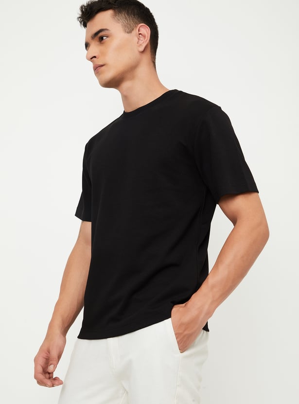 Men Solid T-shirt
