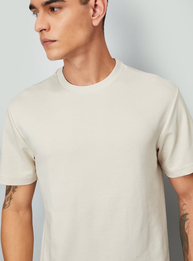 Men Solid T-shirt