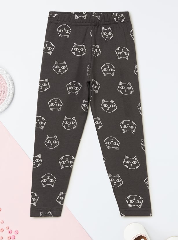 Girls Printed Leggings
