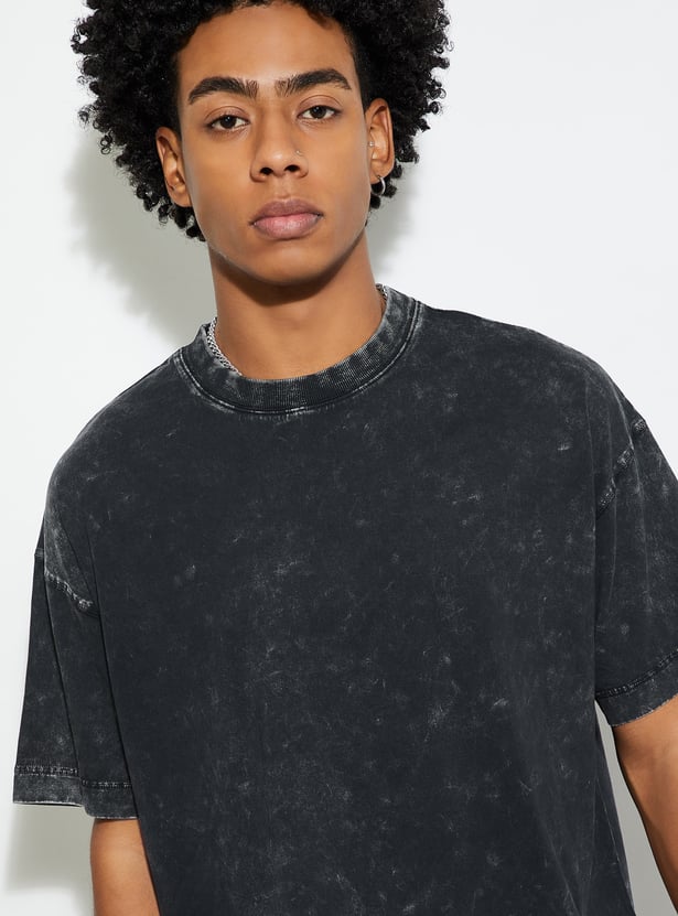 URB_N Men Acid Washed Oversized T-shirt