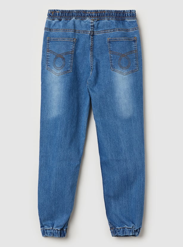 Buy Boys Washed Jogger Jeans Online at just Rs. 699.0