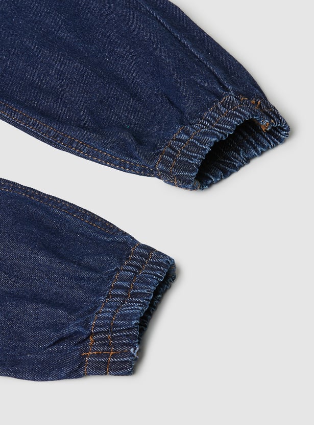 Boys Whiskered Denim Joggers