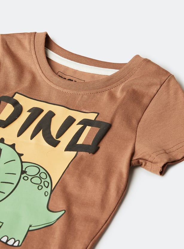 Boys Dino Print T-shirt