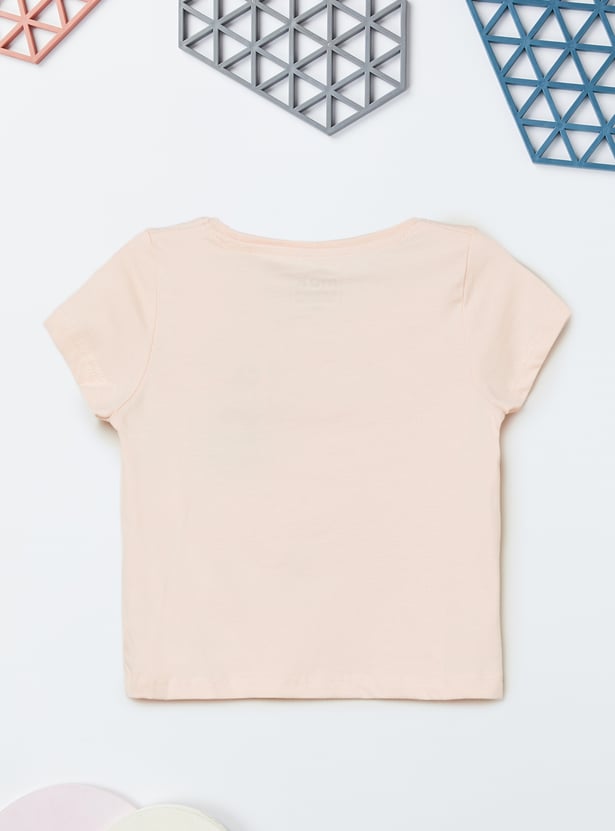 Girls Printed T-shirt - Pack of 2