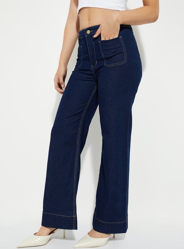 URB_N Women Washed Sailor Jeans