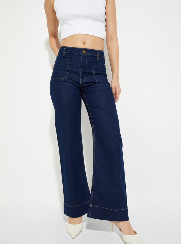 URB_N Women Washed Sailor Jeans