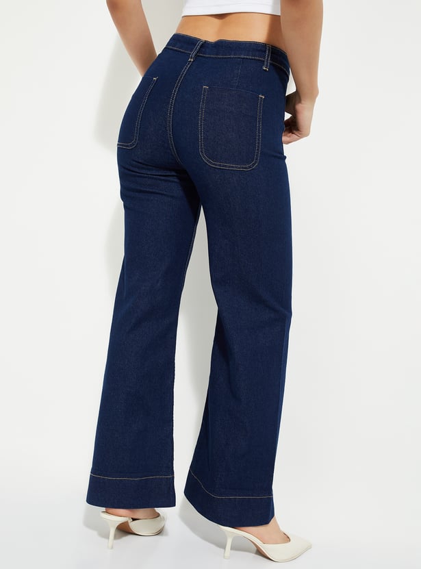 URB_N Women Washed Sailor Jeans