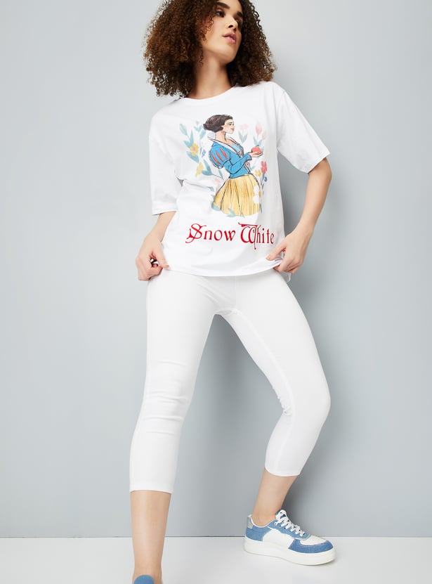 Women Solid Capri