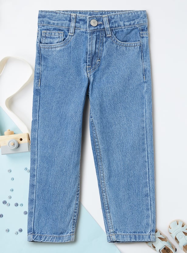 Girls Washed Slim Fit Jeans