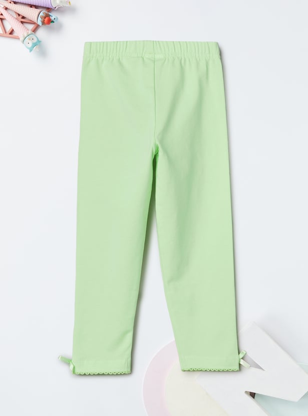 Girls Knit Leggings - Pack of 2