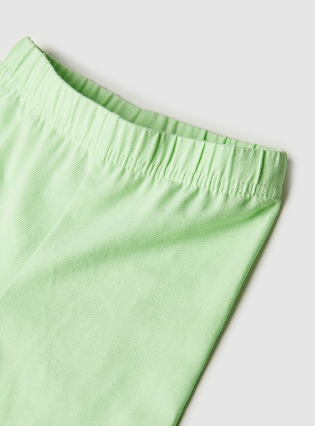 Girls Knit Leggings - Pack of 2