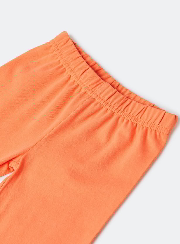 Girls Knit Leggings - Pack of 2