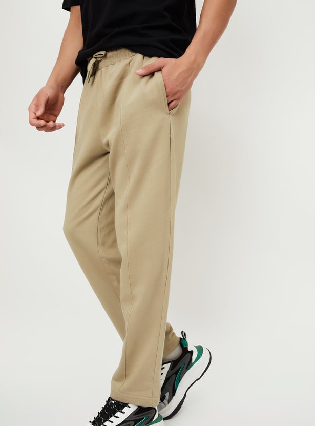 Men Solid Track Pants