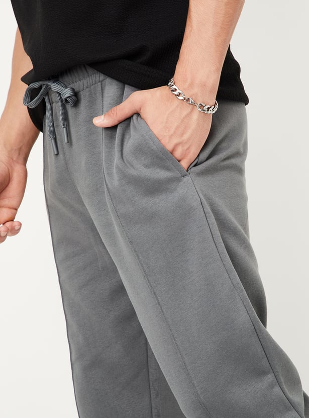 Men Solid Track Pants