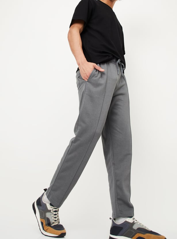 Men Solid Track Pants