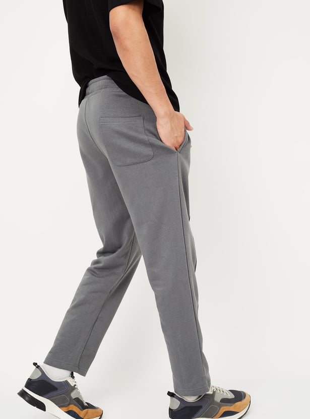 Men Solid Track Pants