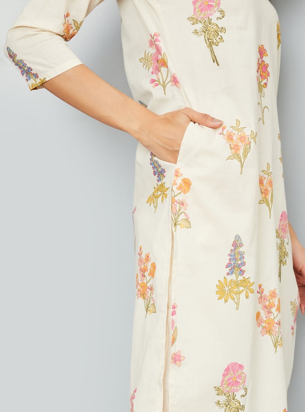 Women Printed Straight Kurta