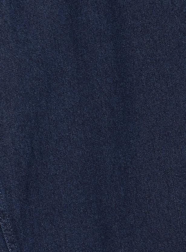 Girls Solid Slim Fit Jeans
