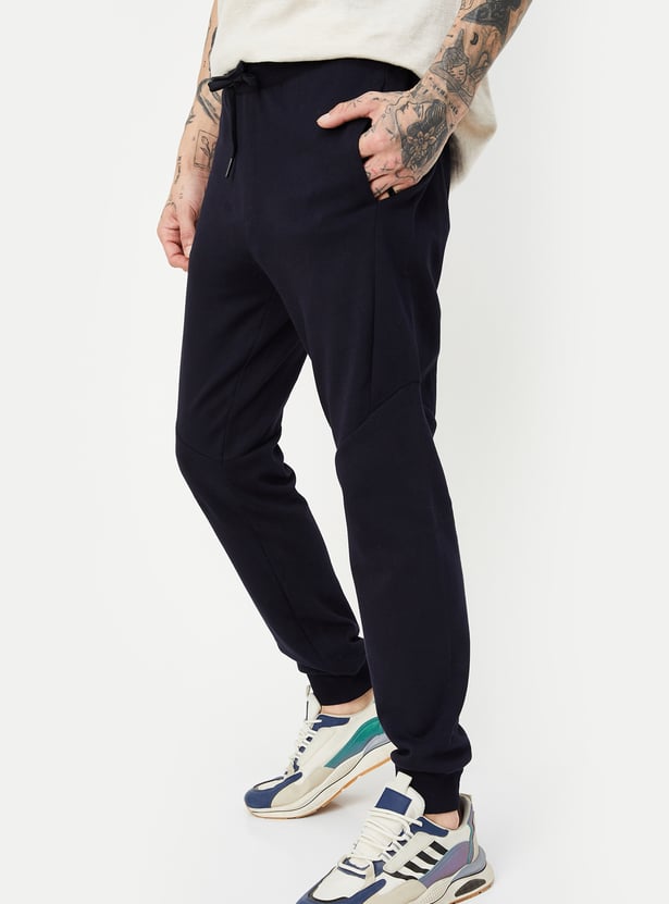 Men Solid Sports Joggers