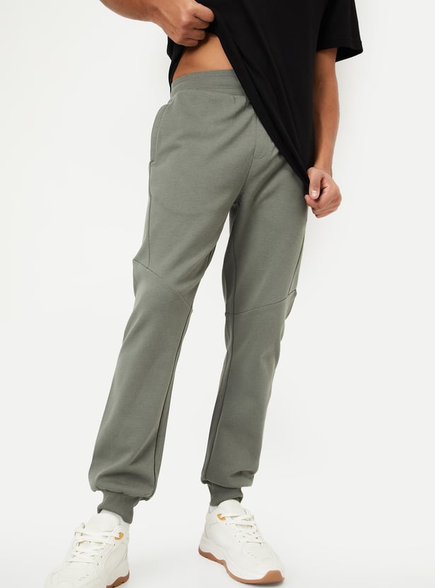 Men Solid Sports Joggers