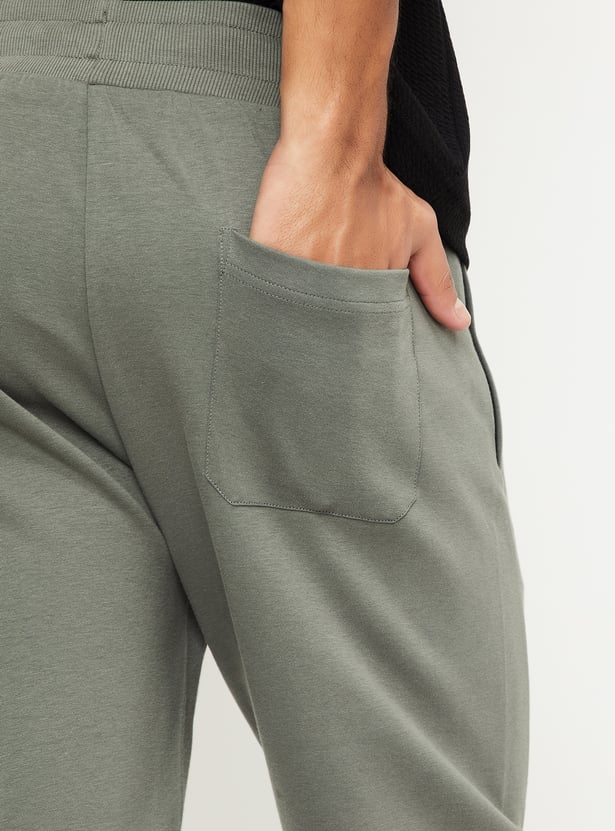 Men Solid Sports Joggers