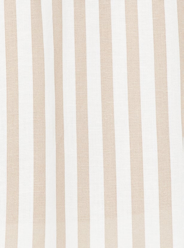 Women Striped Oversized Shirt