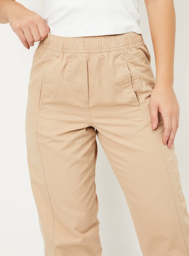 Women Solid Trousers