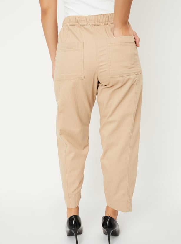 Women Solid Trousers