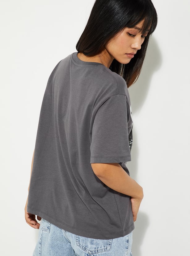 URB_N Women Relaxed Fit Graphic T-shirt