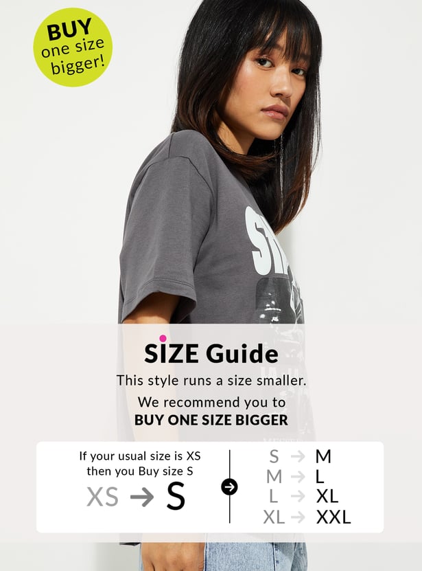 URB_N Women Relaxed Fit Graphic T-shirt