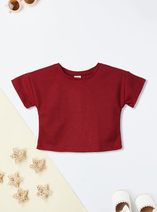 Girls Knitted Trousers Set