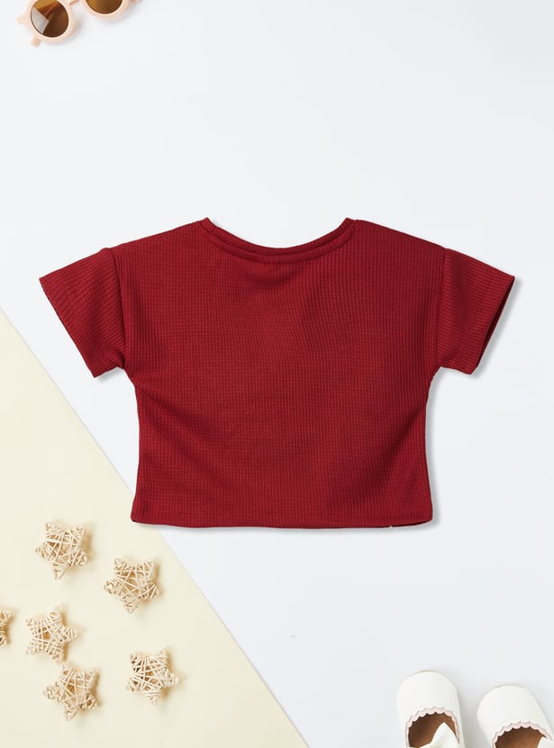 Girls Knitted Trousers Set