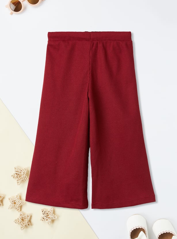 Girls Knitted Trousers Set