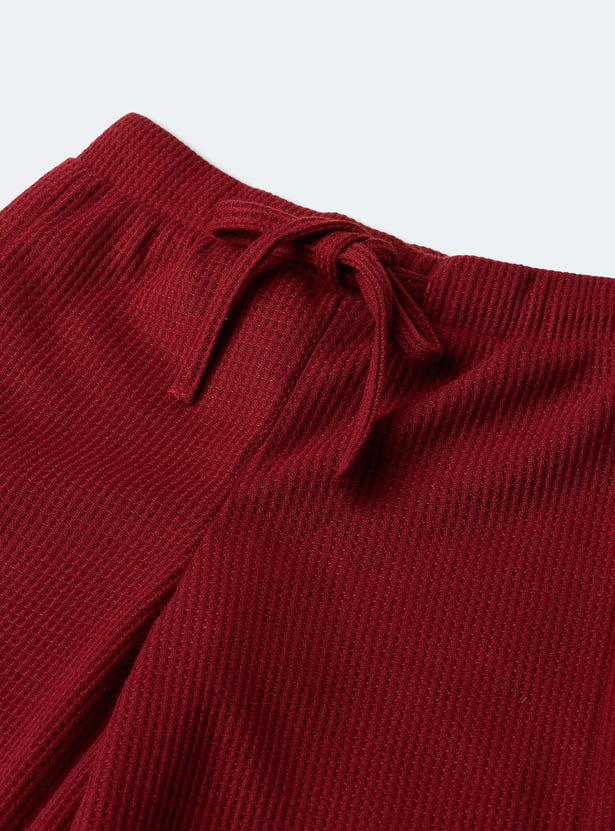 Girls Knitted Trousers Set